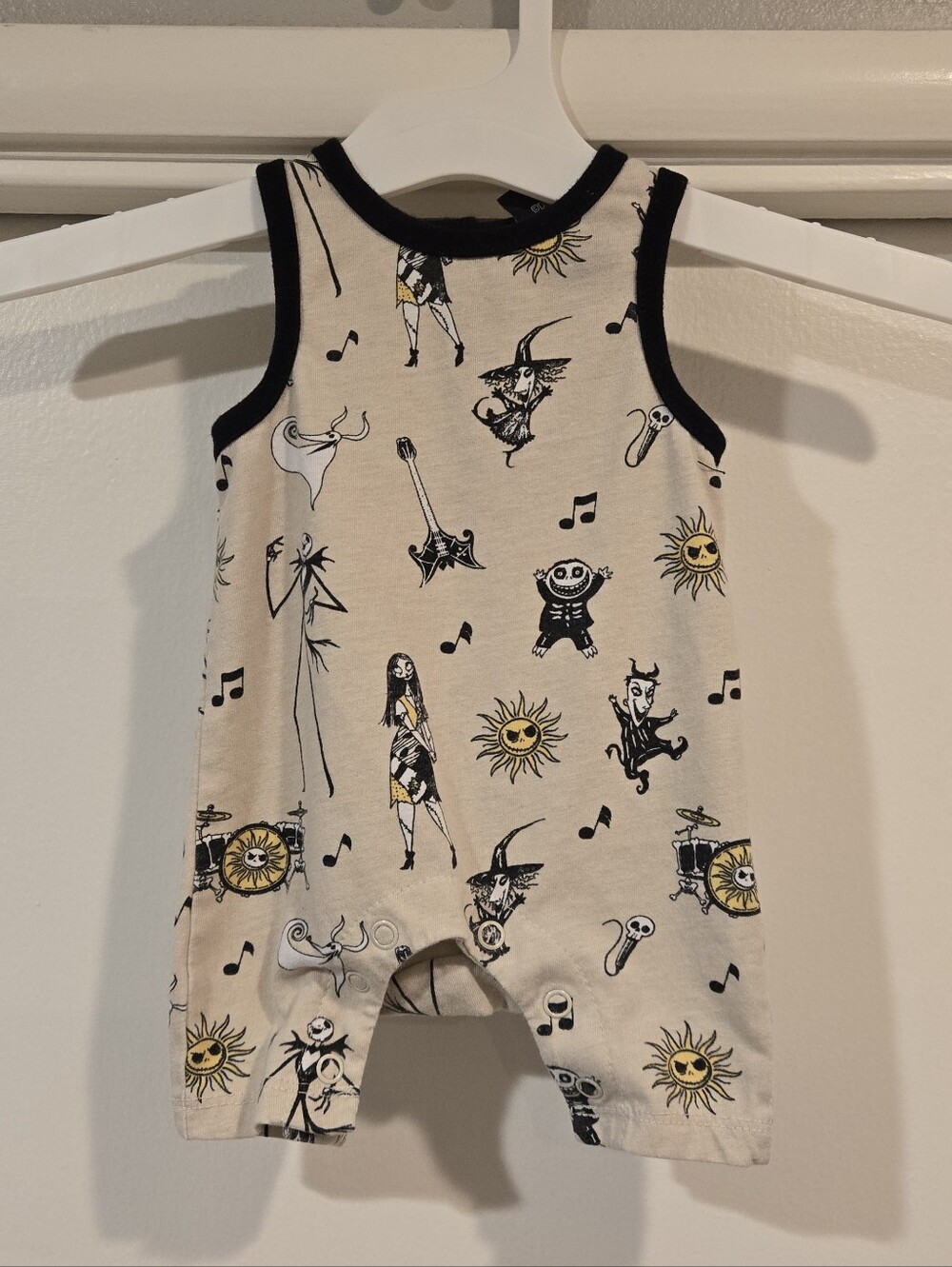 Disney Nightmare Before Christmas Baby Romper